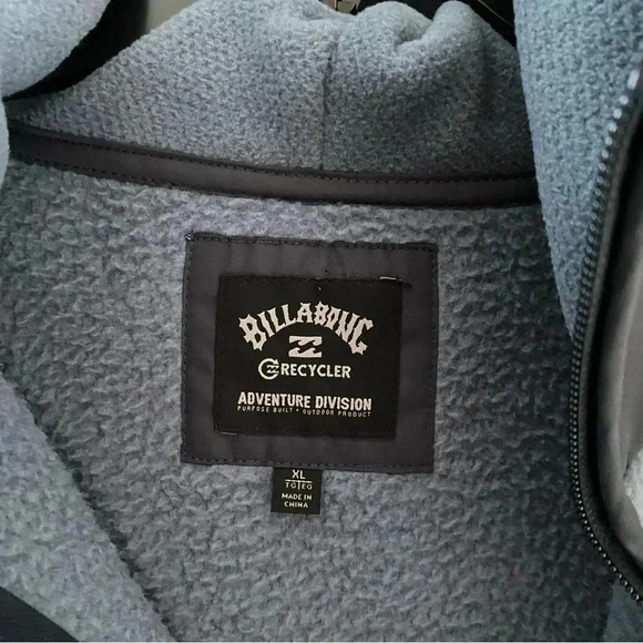 Billabong Boundary Hooded Half-Zip Fleece Pullover Blue Men's X-Large NEW $89 XL - Picture 5 of 12